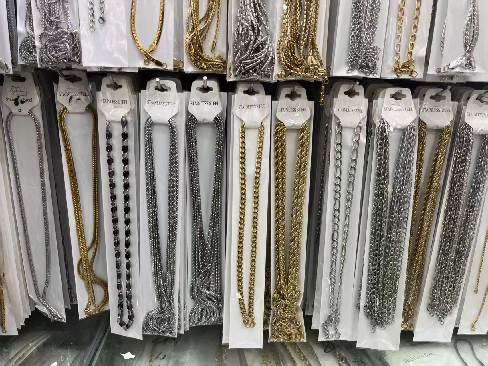 Gold & Silver Stainless Steel Chain Necklaces | Rope, Cuban & Box Link Jewelry for Men Women