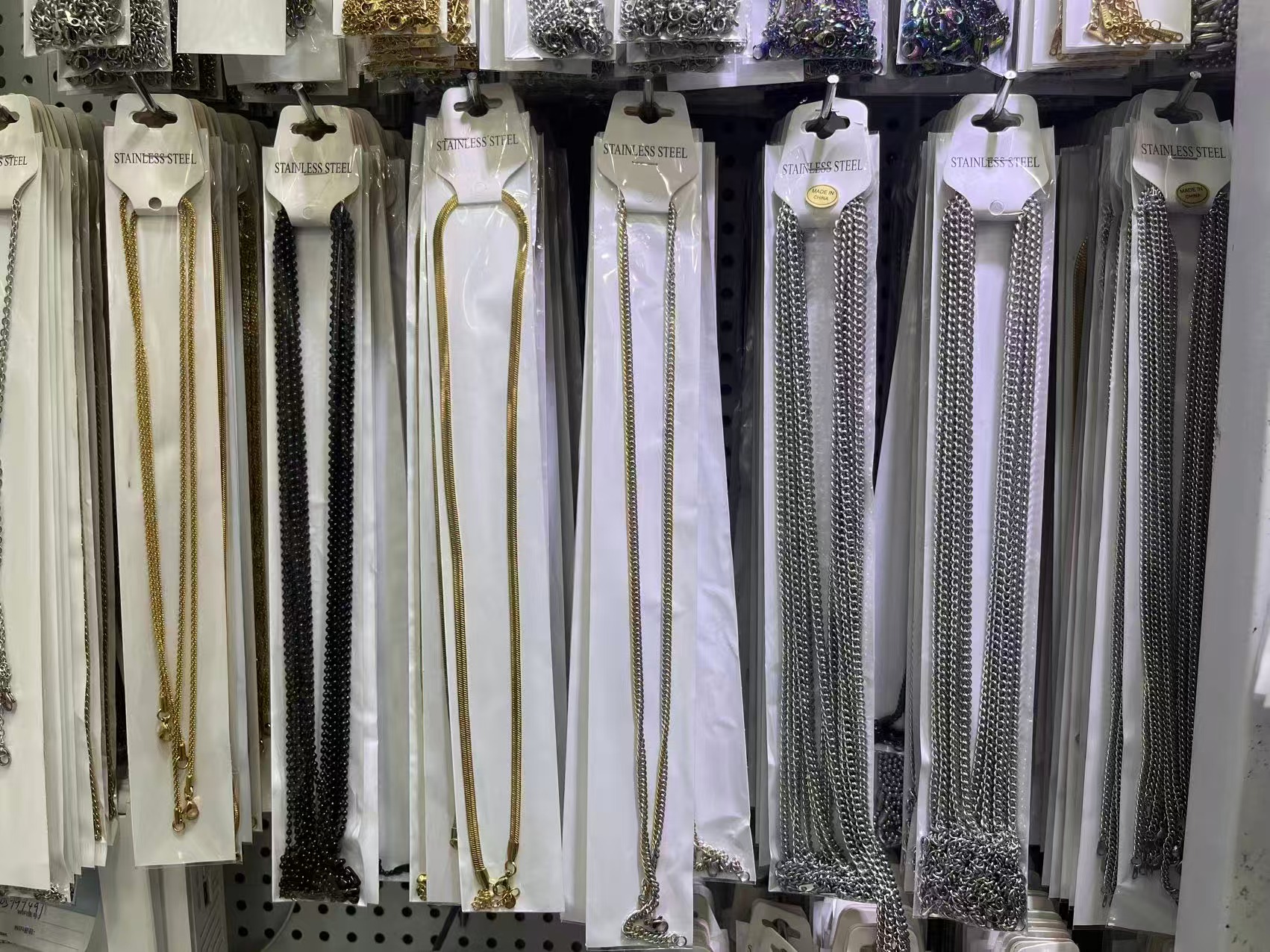 Gold Black Silver Stainless Steel Chain Necklaces | Snake & Cuban Link Jewelry for Men Women