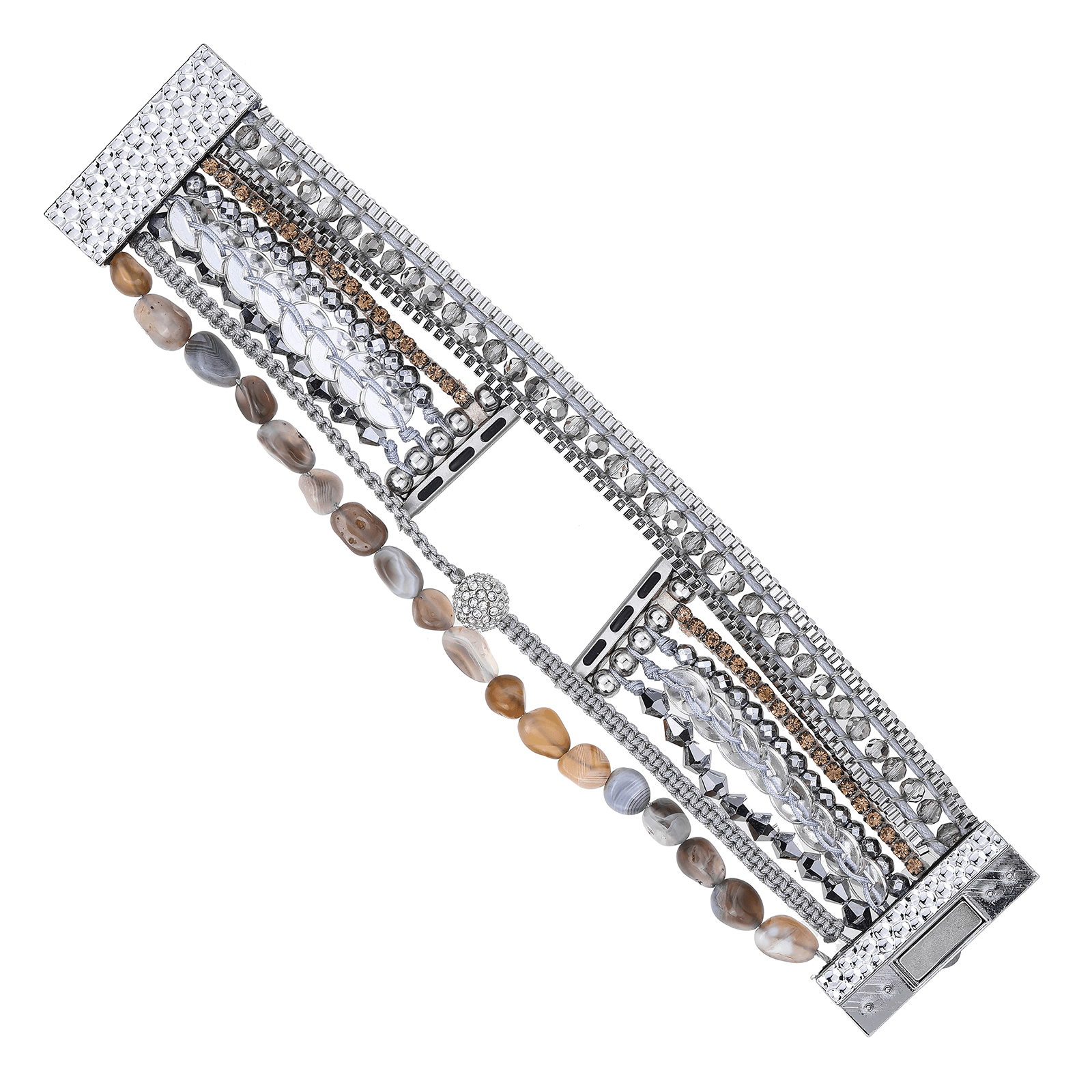 Pearls Beaded Gold Bracelet