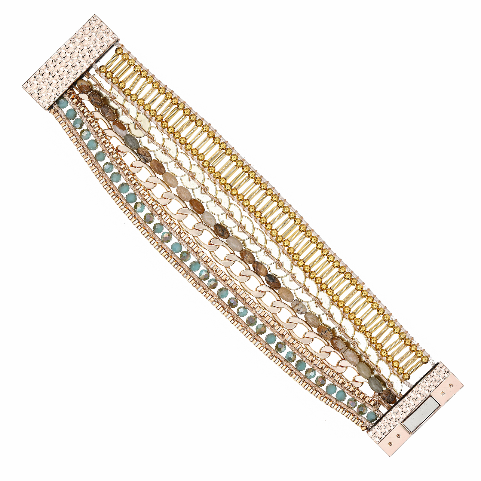 Custom Stone Beaded Bracelet