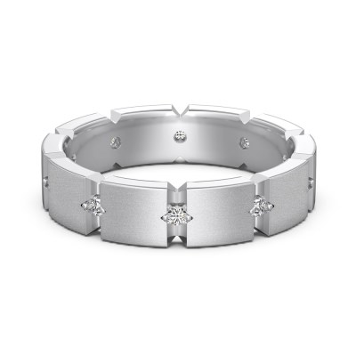 Double Cross Silver Ring Wholesale