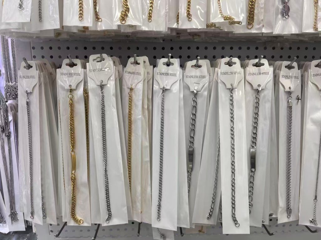 Mixed Style Stainless Steel Cuban Link Chain Bracelets Unisex Hip Hop Daily Wear Jewelry