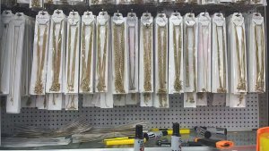 Gold Stainless Steel Chain Necklaces, Assorted Thin Link Chains Unisex for Layering & Pendant Making