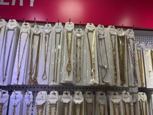 Assorted Stainless Steel Chain Necklaces, Gold & Silver Mixed Link Chains Unisex for Layering Jewelry