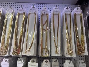 Gold Plated Stainless Steel Snake Chain Necklace for Women Unisex
