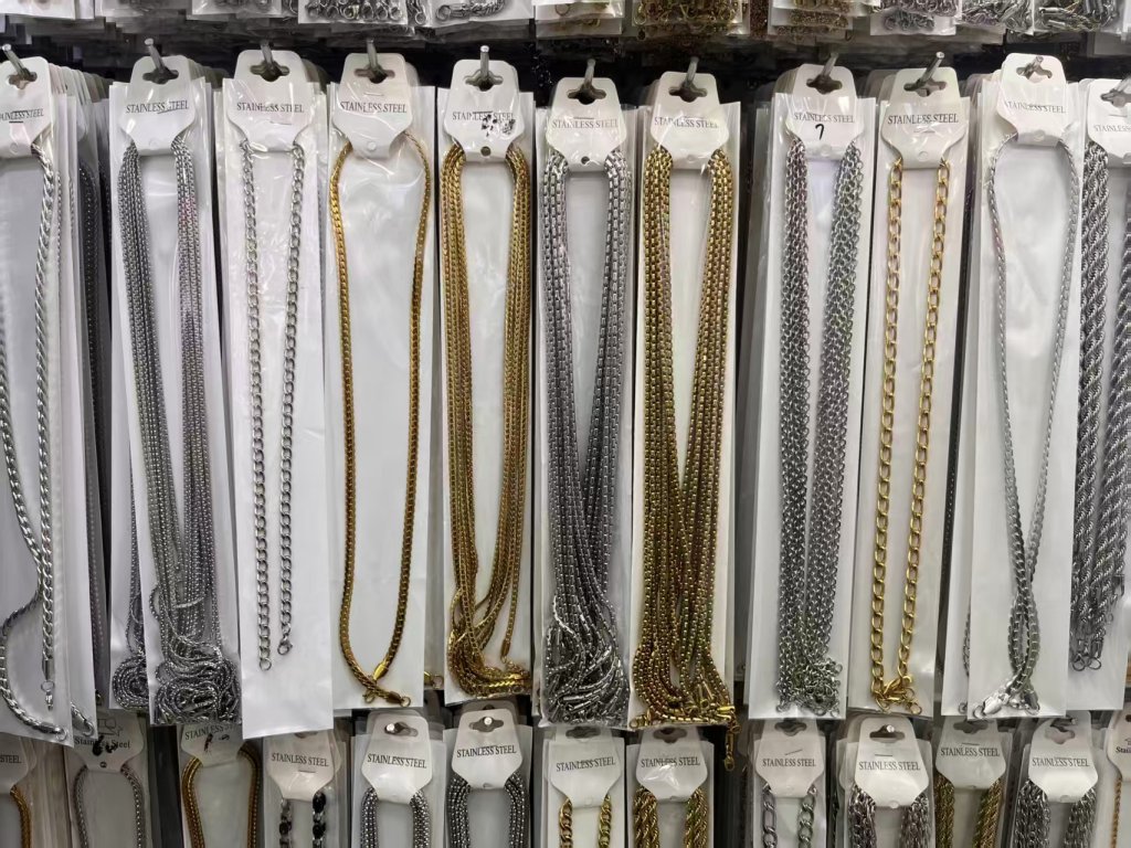 Stainless Steel Miami Cuban Link Chain Necklace Unisex Hip Hop Jewelry
